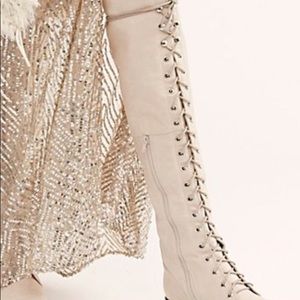 Jeffrey CampbellFree People Joe OTK White Croc